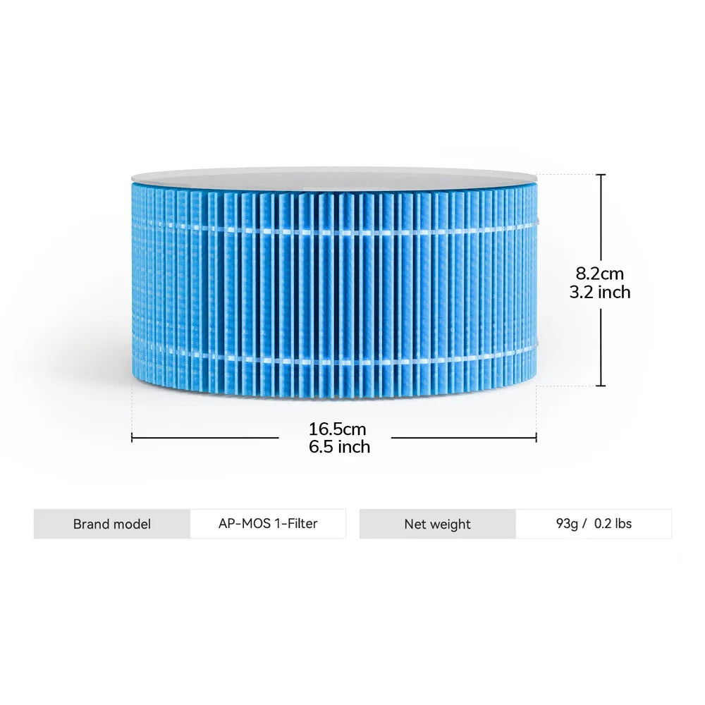 Air Purifier with Humidifier Combo for Home Allergies and Pets Hair, Smokers in Bedroom, H13 True HEPA Filter,2-in-1