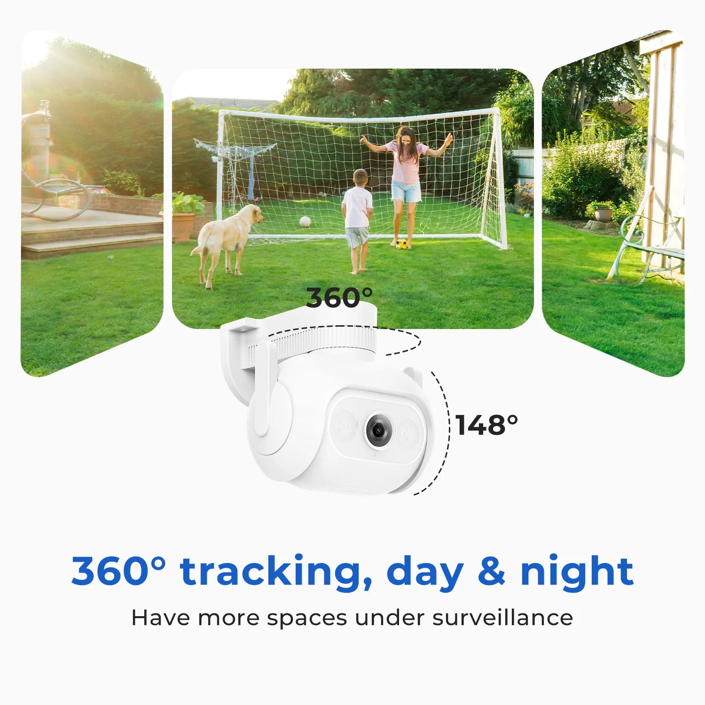 IMILAB EC5 -Smart Security System Kit, Outdoor Video Surveillance, Wireless App Control, Floodlight Camera, Wi-Fi, 2K