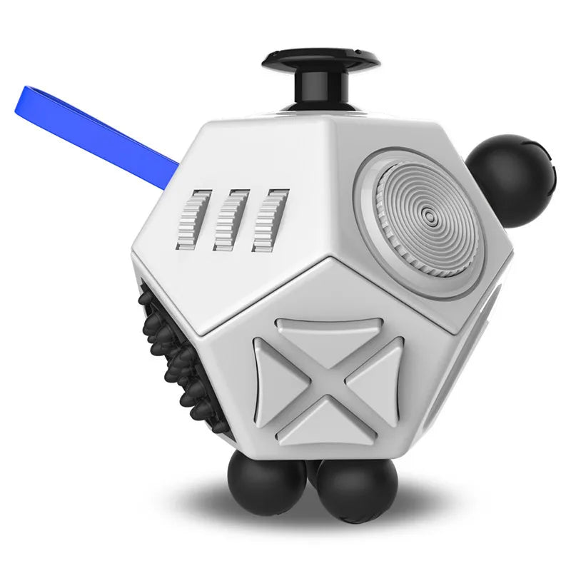 12 Sides Fidget Cube Toys Anti-Stress Antistress Sensory Toys For Children Kids Adults Autism ADHD OCD Anxiety Relief Focus