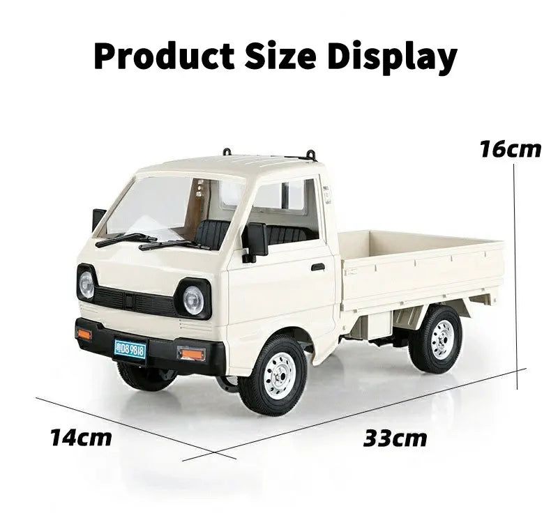 WPL D12 1:10 / 1:16 RC CAR Simulation Drift Climbing Truck LED Light Haul Cargo Remote Control Electric Toys For Children