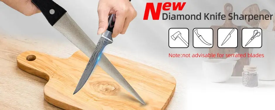 Whetstone Stone Diamond Knife Sharpener Knife Sharpening Curved Surface for Knife Scissors Honing Bar Kitchen Grinding Tool