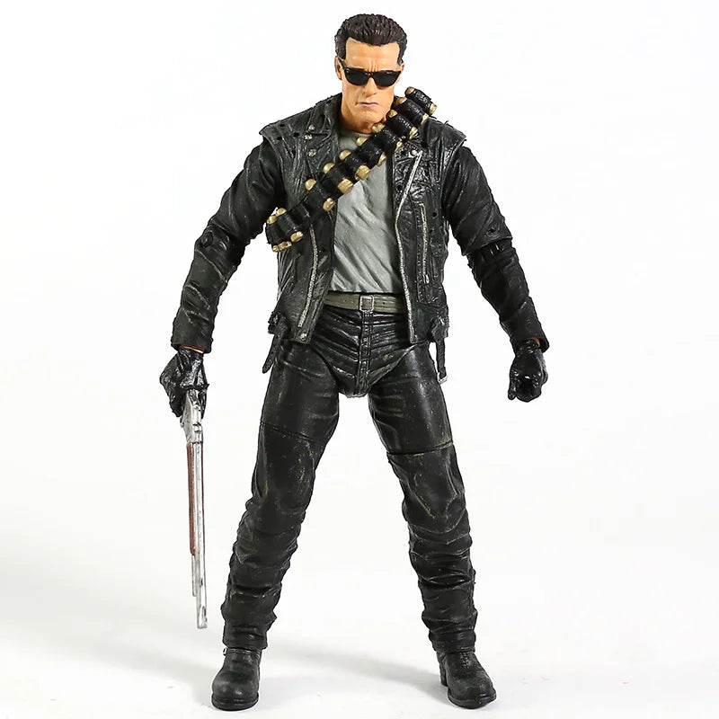 NECA The Terminator T-800 T-1000 Endoskeleton PVC Action Figure Collectible Model Toy