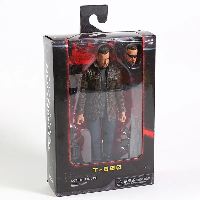 NECA The Terminator T-800 T-1000 Endoskeleton PVC Action Figure Collectible Model Toy