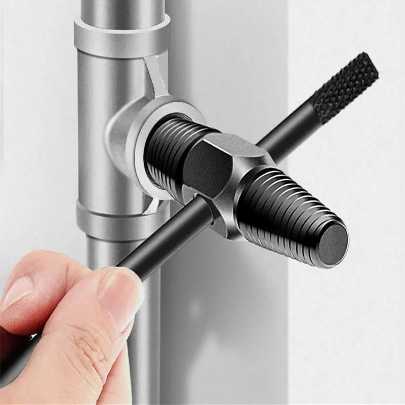 Double Head Wrench Faucet Valve Broken Screw Extractor Set Pipe Remover Tools Damaged Wire Water Pipe Bolt Broken Removal Tool