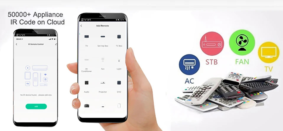 Tuya WiFi IR Remote Control for Smart Home for TV Air Condition works with Alexa Google Home Yandex Alice
