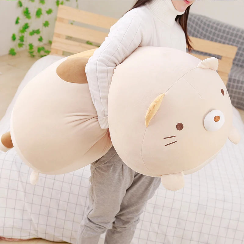 Hot 20/28cm Soft Animals Cartoon Cat Pillows Cushion Lovely Rabbit Stuffed Dog Penguin Pig Frog Plush Toy Birthyday Gift
