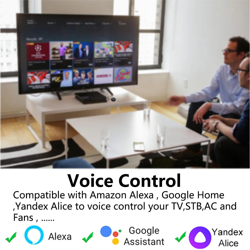 Tuya WiFi IR Remote Control for Smart Home for TV Air Condition works with Alexa Google Home Yandex Alice