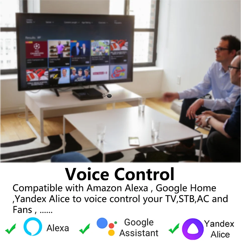 Tuya WiFi IR Remote Control for Smart Home for TV Air Condition works with Alexa Google Home Yandex Alice