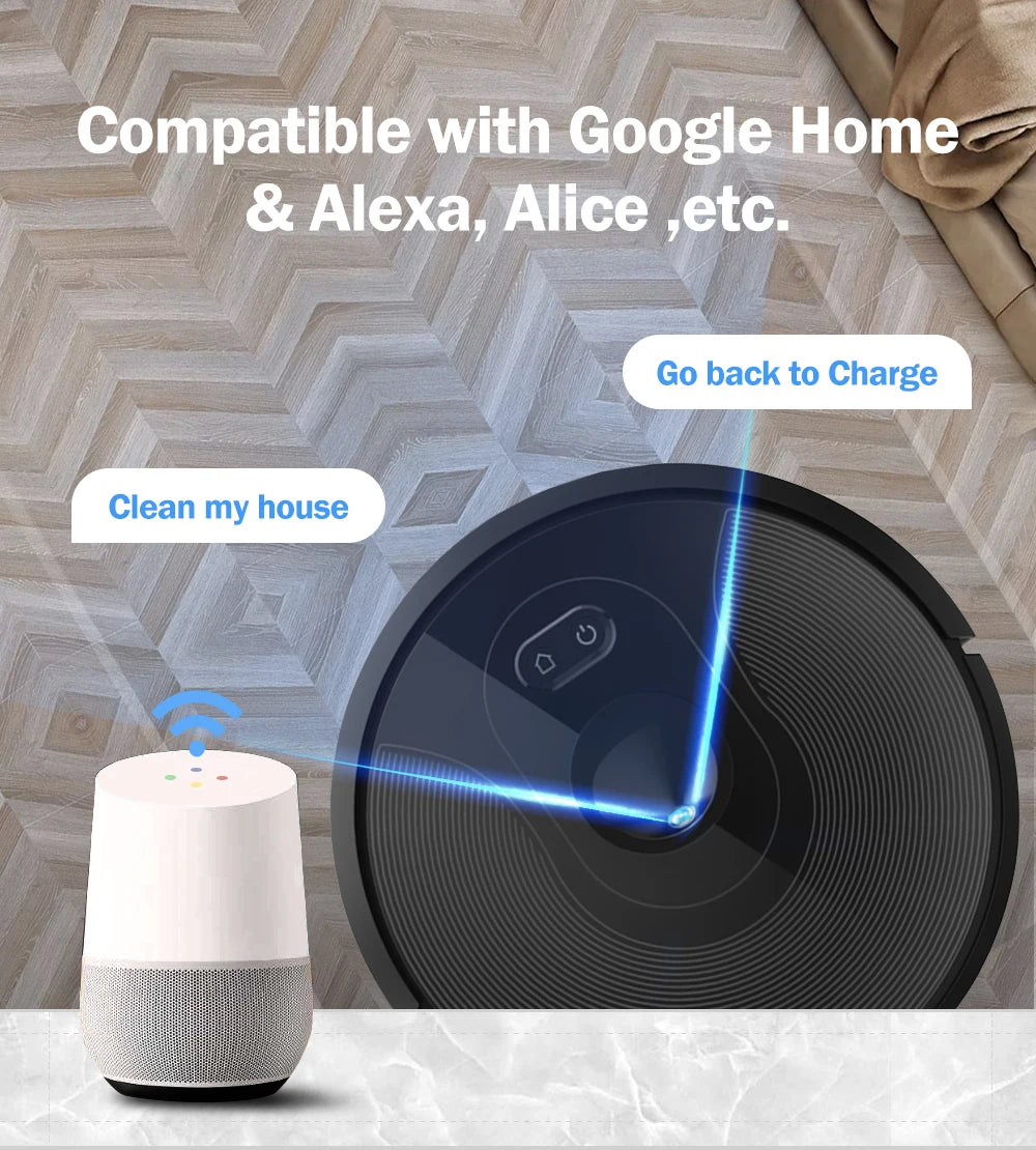 Robot Vacuum Cleaner ABIR X6 , 6000PA Suction, Smart Eye System,APP Virtual Barrier,Smart Home Appliance,Auto Floor Mopping
