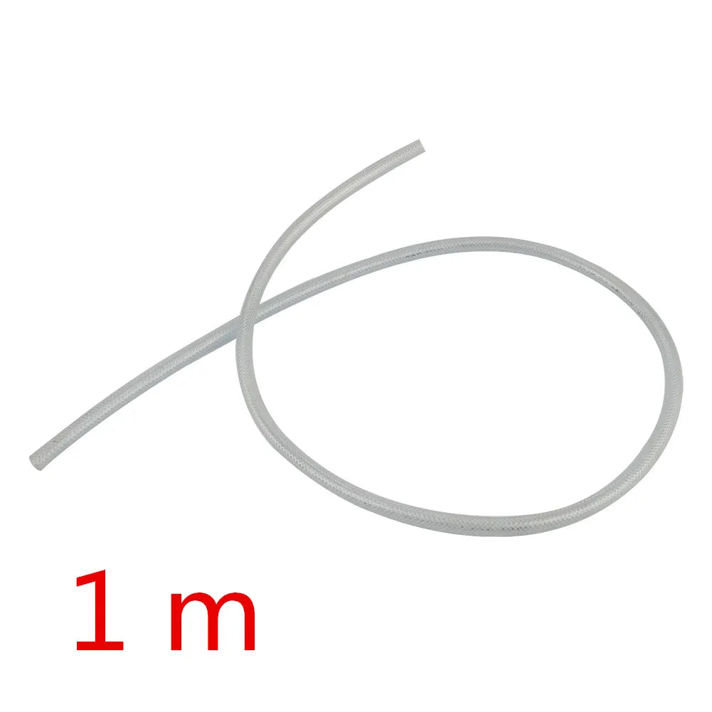1m 8/12mm PVC Braid Reinforced Hose 8mm Inner Diameter Flexible Tube Plumbing Hoses Aquarium Fish Tank Irrigation Soft Pipe