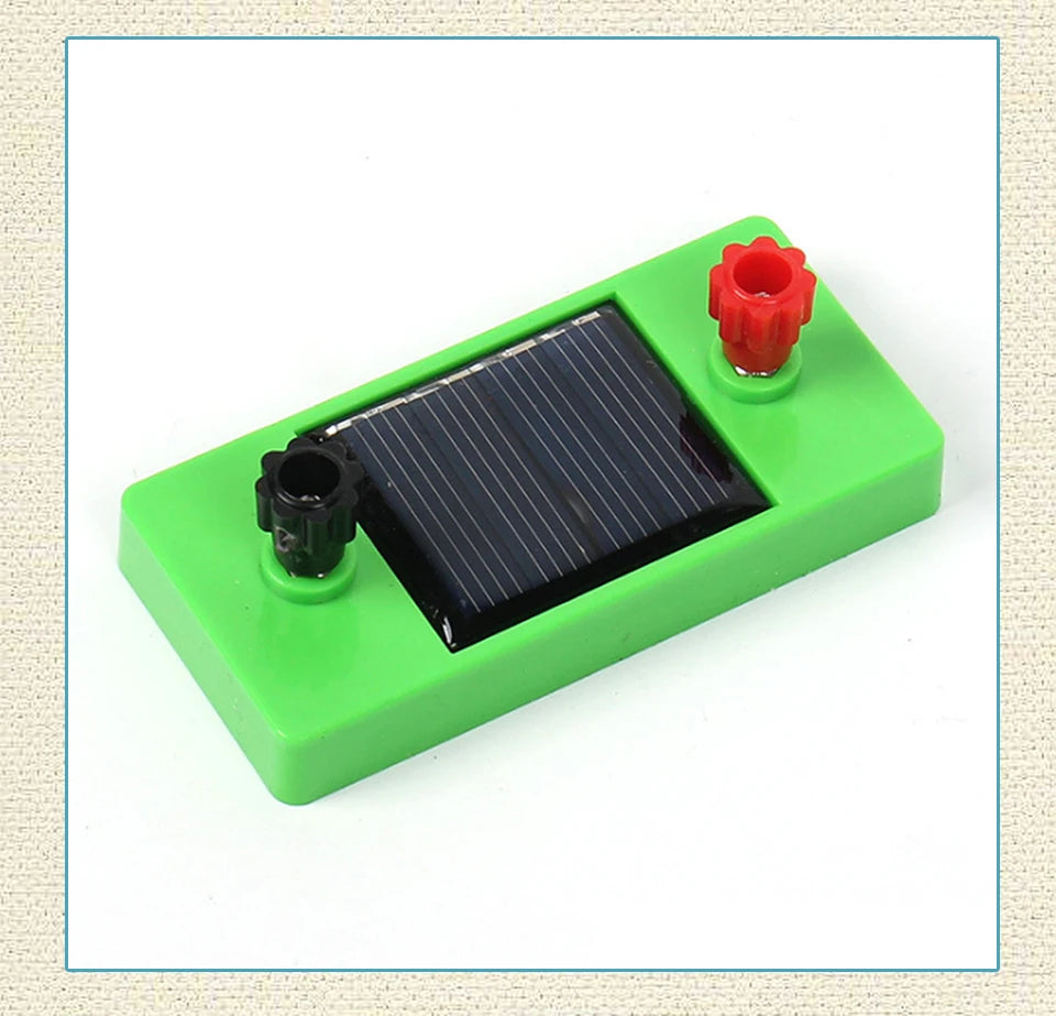 Solar Panel Physical Science Experiment Teaching Tools Educational Kids Toy Basic Circuit Electricity Learning Physics Toys Gift