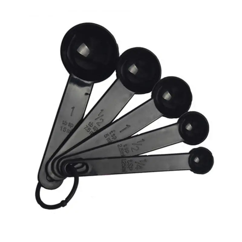 New 5Pcs/set Kitchen Measuring Spoon Teaspoon Coffee Sugar Cups With Scale Tools Dropship Scoop Baking Cooking