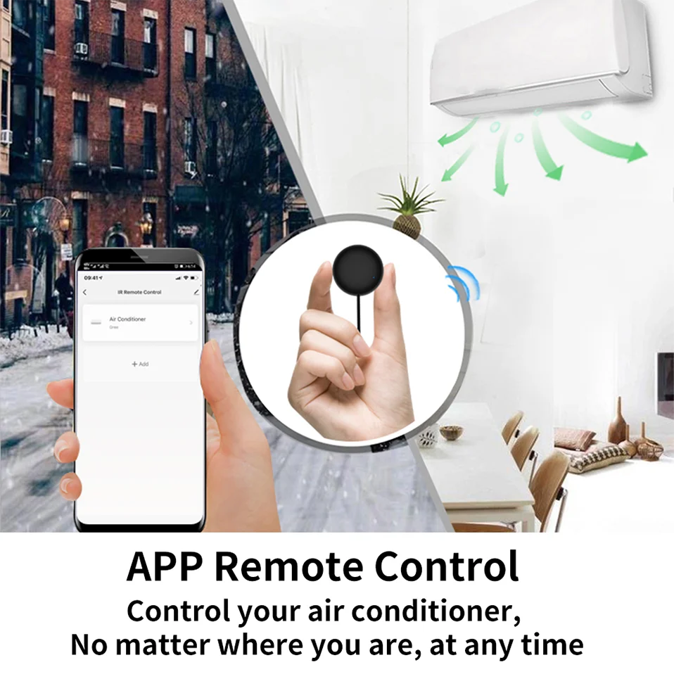 Tuya WiFi IR Remote Control for Smart Home for TV Air Condition works with Alexa Google Home Yandex Alice