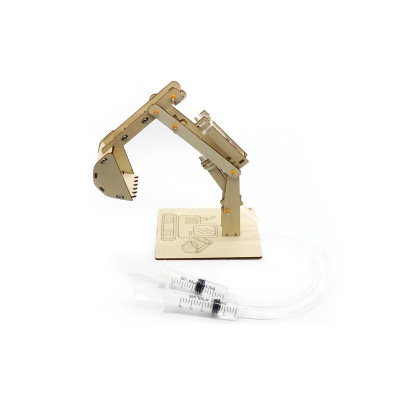 Hydraulic Excavator DIY Student Technology Small Production Science and Education Toy Model Science Experiment Toy