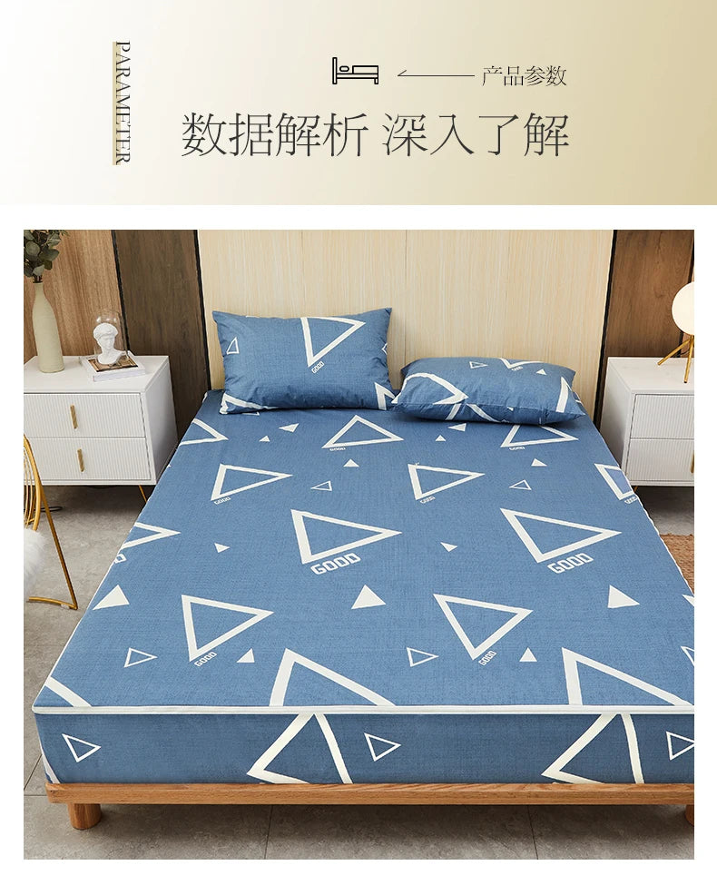 Waterproof Mattress Cover Six-Sided All Inclusive With Zipper Removable Bedspreads Breathable Mattress Protector Pad
