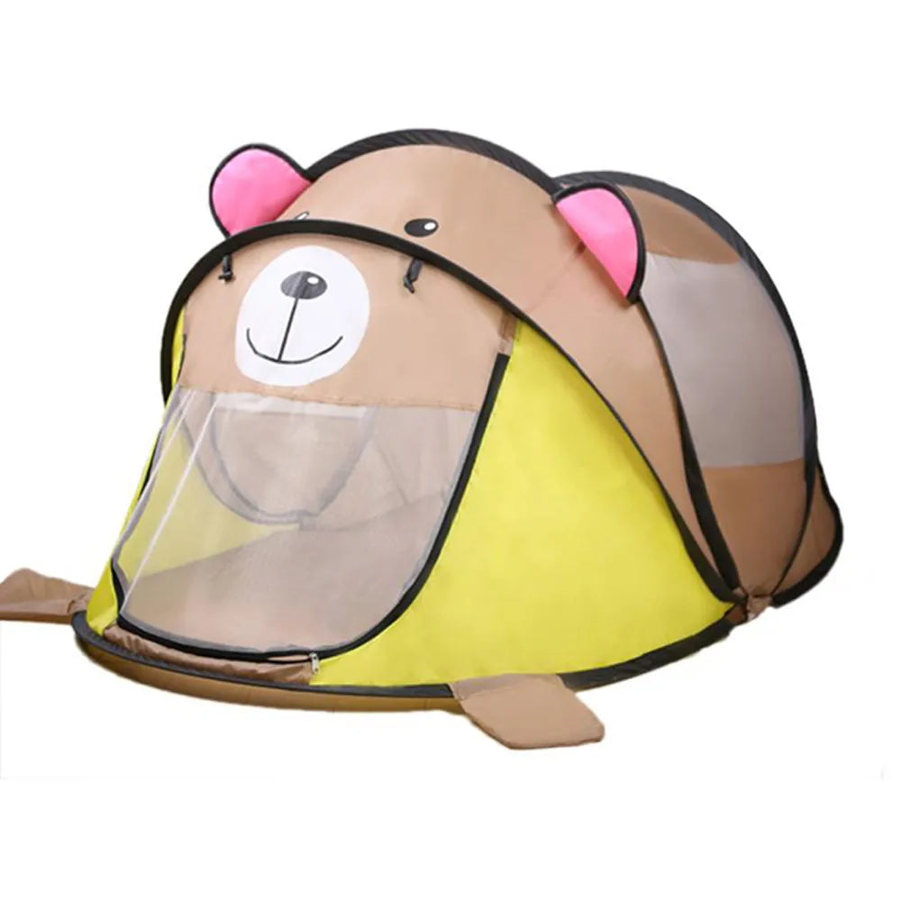Portable Tiger kids' Tent Cartoon Animal Children Play House Outdoors Pop Up Toy Tent Indoor Net Baby Ball Pit Pool Dropship