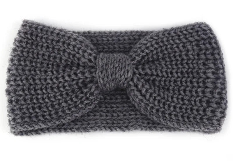Women Headband Solid Color Elastic Hair Bands Twisted Knitted Turban Headwrap Winter Girls Hairband Fashion Hair Accessories
