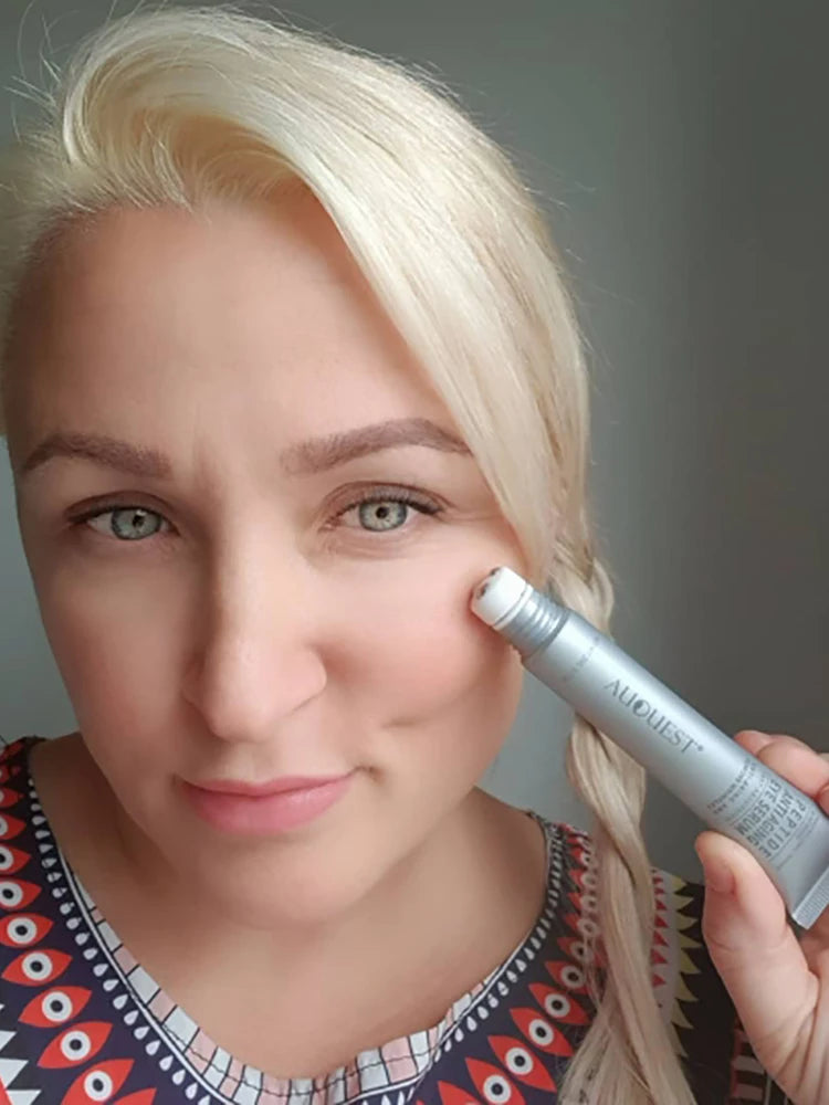 AUQUEST Peptide Eye Cream Eye Bags Dark Circles Removal Moisturizing Hydrating Serum Lifting Eye Skin Care Beauty Cosmetics