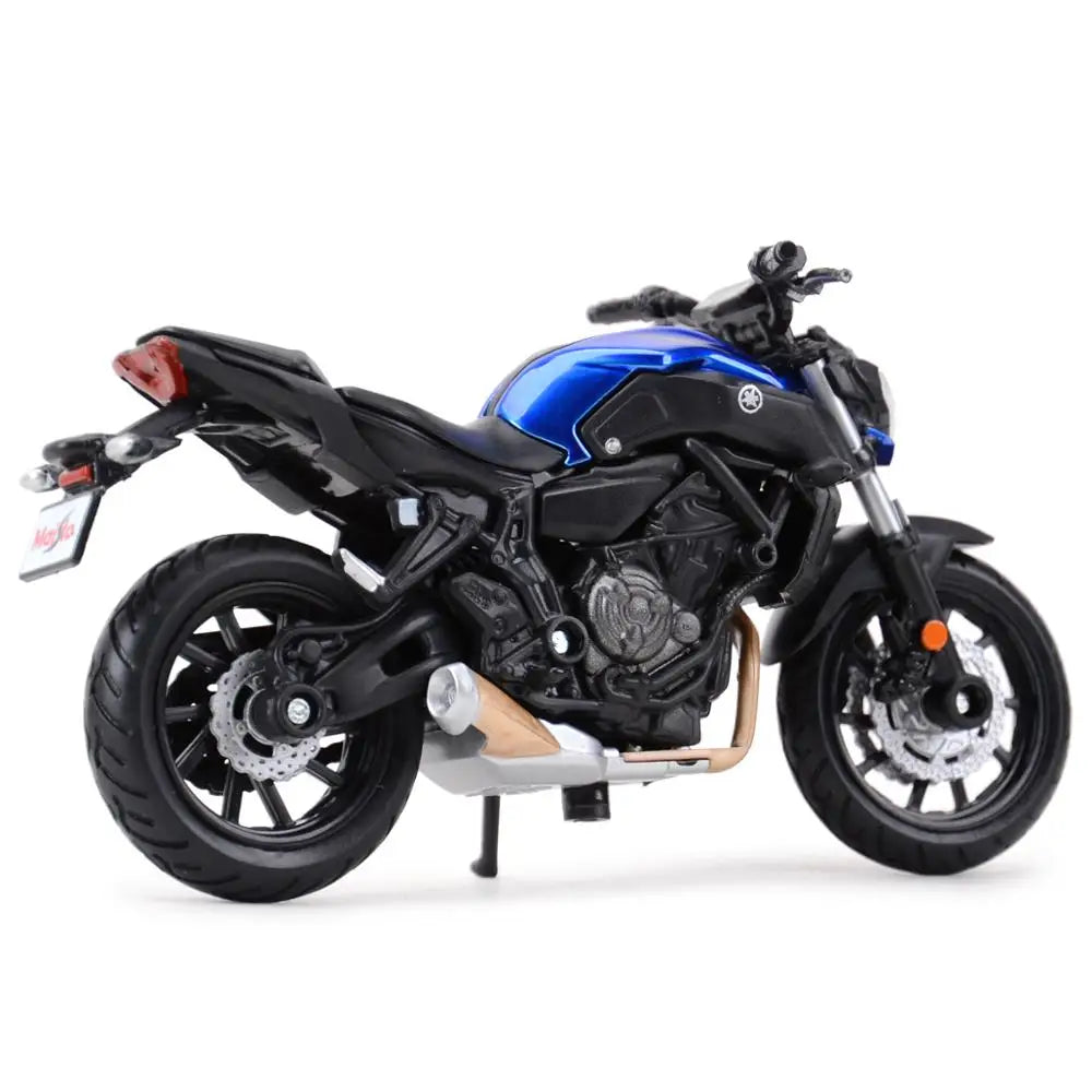 Maisto 1:18 2018 Yamaha MT07 Static Die Cast Vehicles Collectible Hobbies Motorcycle Model Toys
