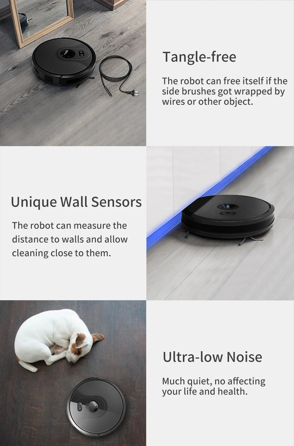 Robot Vacuum Cleaner ABIR X6 , 6000PA Suction, Smart Eye System,APP Virtual Barrier,Smart Home Appliance,Auto Floor Mopping
