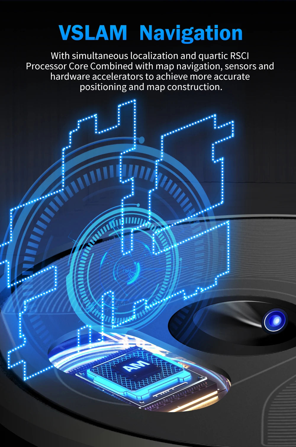 Robot Vacuum Cleaner ABIR X6 , 6000PA Suction, Smart Eye System,APP Virtual Barrier,Smart Home Appliance,Auto Floor Mopping
