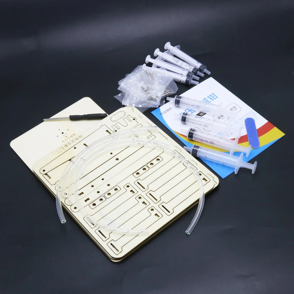 Hydraulic Excavator DIY Student Technology Small Production Science and Education Toy Model Science Experiment Toy