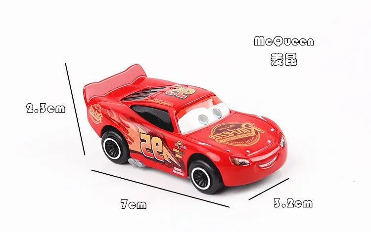 7PCS/Set Disney Pixar Car 3 Lightning McQueen Jackson Storm Uncle Truck Diecast Metal Car Model car Toy Boy Gift for boy