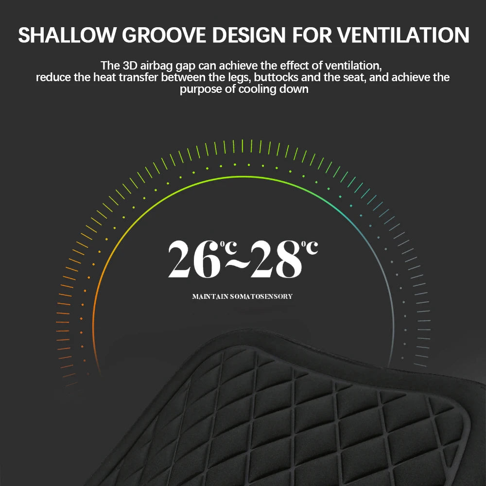 Washable Universal Car Seat Cushion Car Seat Cushion Breathable Non-Slip with Comfort Memory Foam for Vehicles Office Chair Hom