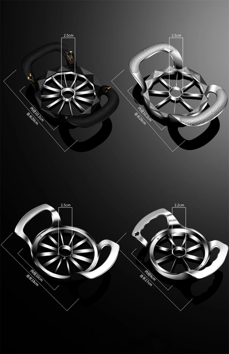 8/12 Blade Stainless Steel Apple Corer Slicer Fruit Splitter Pear Divider Cutting Knife Vegetable Chopper Kitchen Utensils