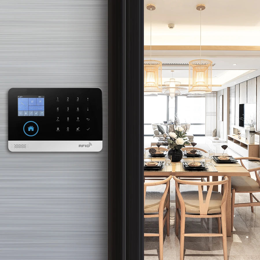 Tuya Smart 2G Alarm System for Home Burglar Security 433MHz WiFi GSM Alarm Wireless House App Control