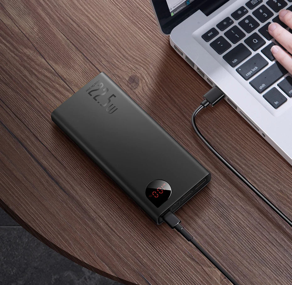 Baseus 22.5W Power Bank 20000mAh Portable Fast Charging Powerbank Type C PD Qucik Charge External Battery Charger For iPhone 16