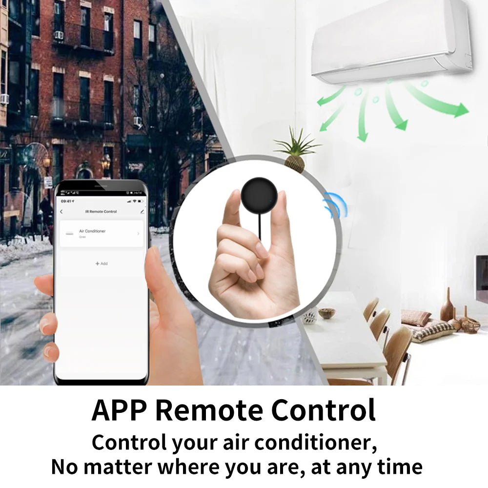 Tuya WiFi IR Remote Control for Smart Home for TV Air Condition works with Alexa Google Home Yandex Alice