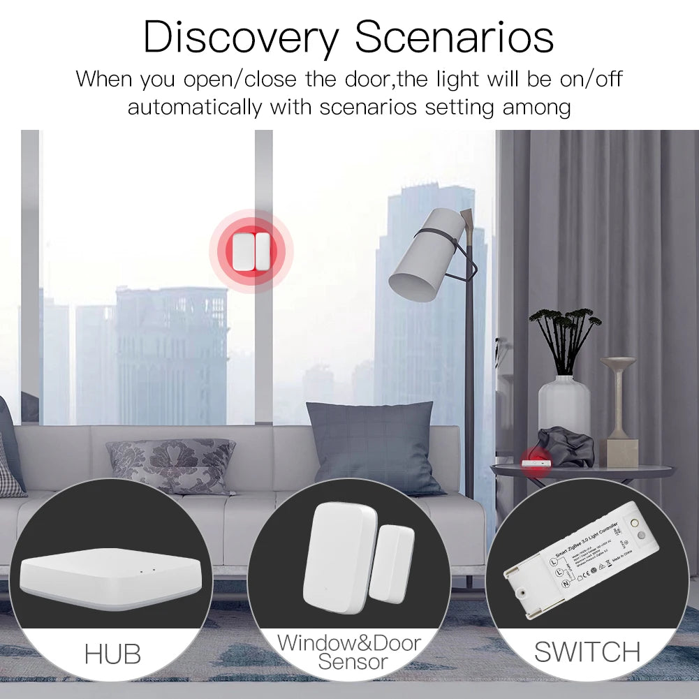 MOES Tuya ZigBee/BLE Smart Gateway Hub Smart Home Bridge Smart Life APP Wireless Remote Controller Works with Alexa Google Home