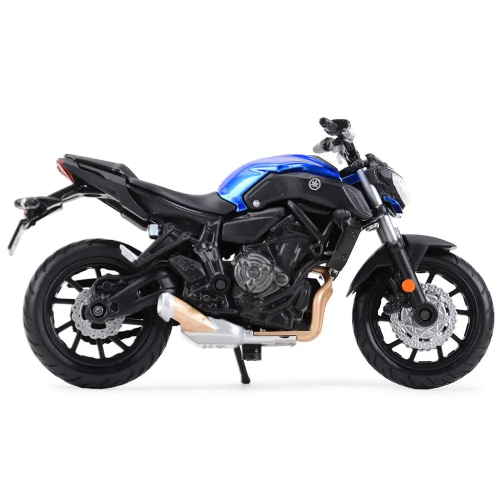 Maisto 1:18 2018 Yamaha MT07 Static Die Cast Vehicles Collectible Hobbies Motorcycle Model Toys