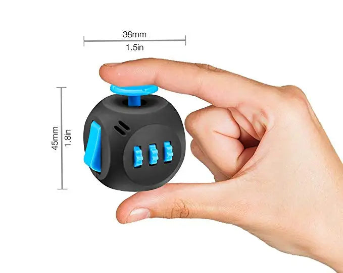 12 Sides Fidget Cube Toys Anti-Stress Antistress Sensory Toys For Children Kids Adults Autism ADHD OCD Anxiety Relief Focus