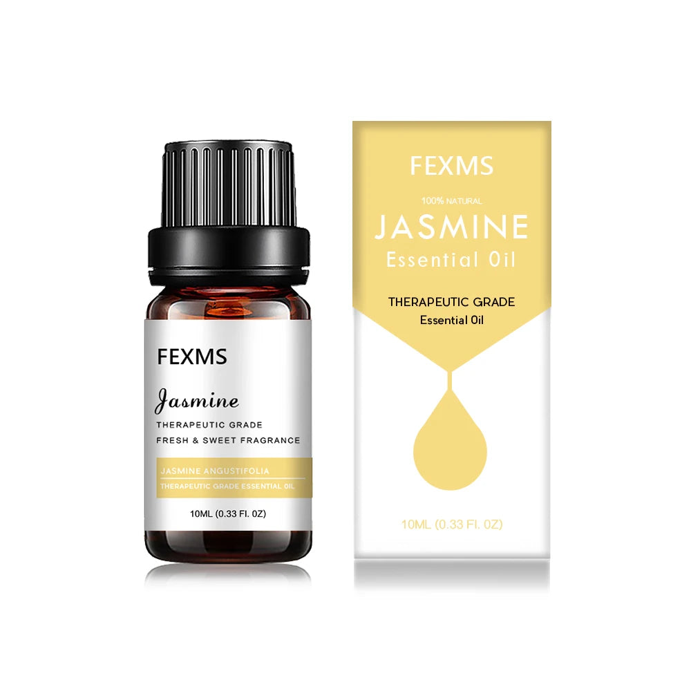 Jasmine Essential Oil,Natural Jasmine Oil for Diffuser Massage Body Skin Hair Care Fragrance