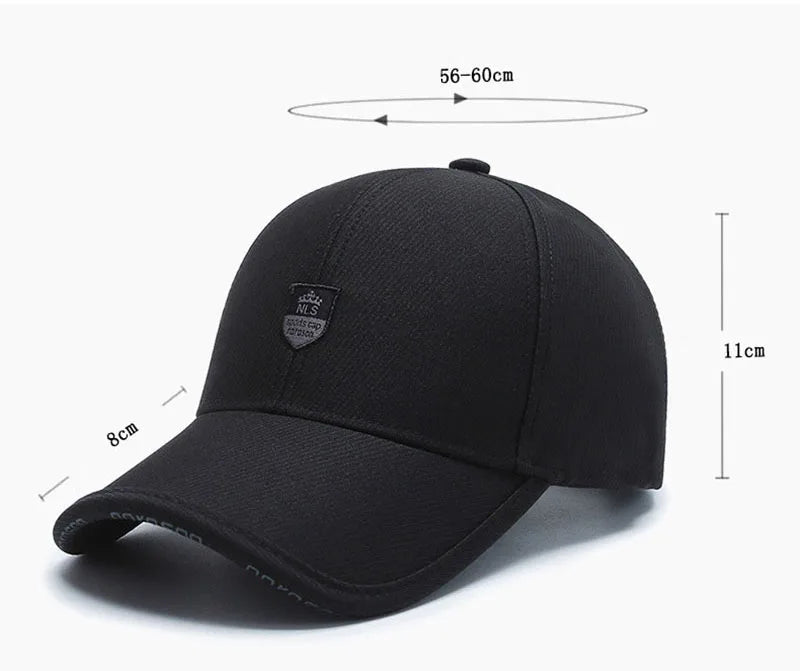 Men Women Fashion Trucker Letter Adjustable Snapback Baseball Cap For Winter Running Sport Cotton Warm Hat Male Kpop Bone Unisex