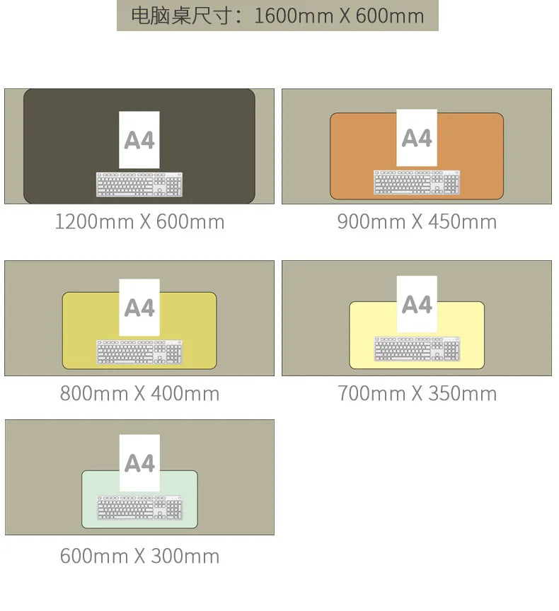 Cushion Large XXL gaming mouse pad Computer Desk Mat Table Keyboard Wool Felt Laptop Desk Non-slip deskpad Mousepad