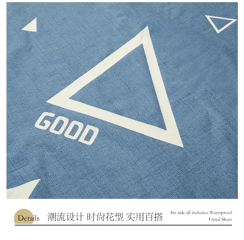 Waterproof Mattress Cover Six-Sided All Inclusive With Zipper Removable Bedspreads Breathable Mattress Protector Pad