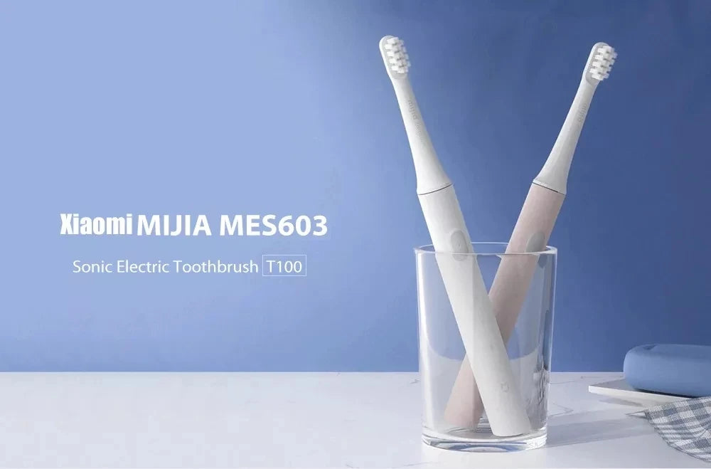 XIAOMI MIJIA T100 Sonic Electric Toothbrush Cordless USB Rechargeable Toothbrush Waterproof Ultrasonic Automatic Tooth Brush