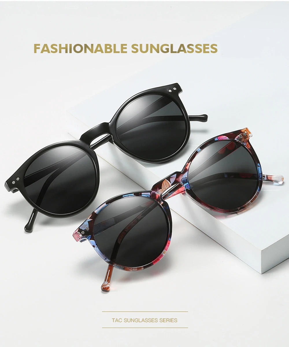 2024 Polarized Sunglasses Men Women Brand Designer Retro Round Sun Glasses Vintage Male Female Goggles UV400 Oculos Gafas De Sol