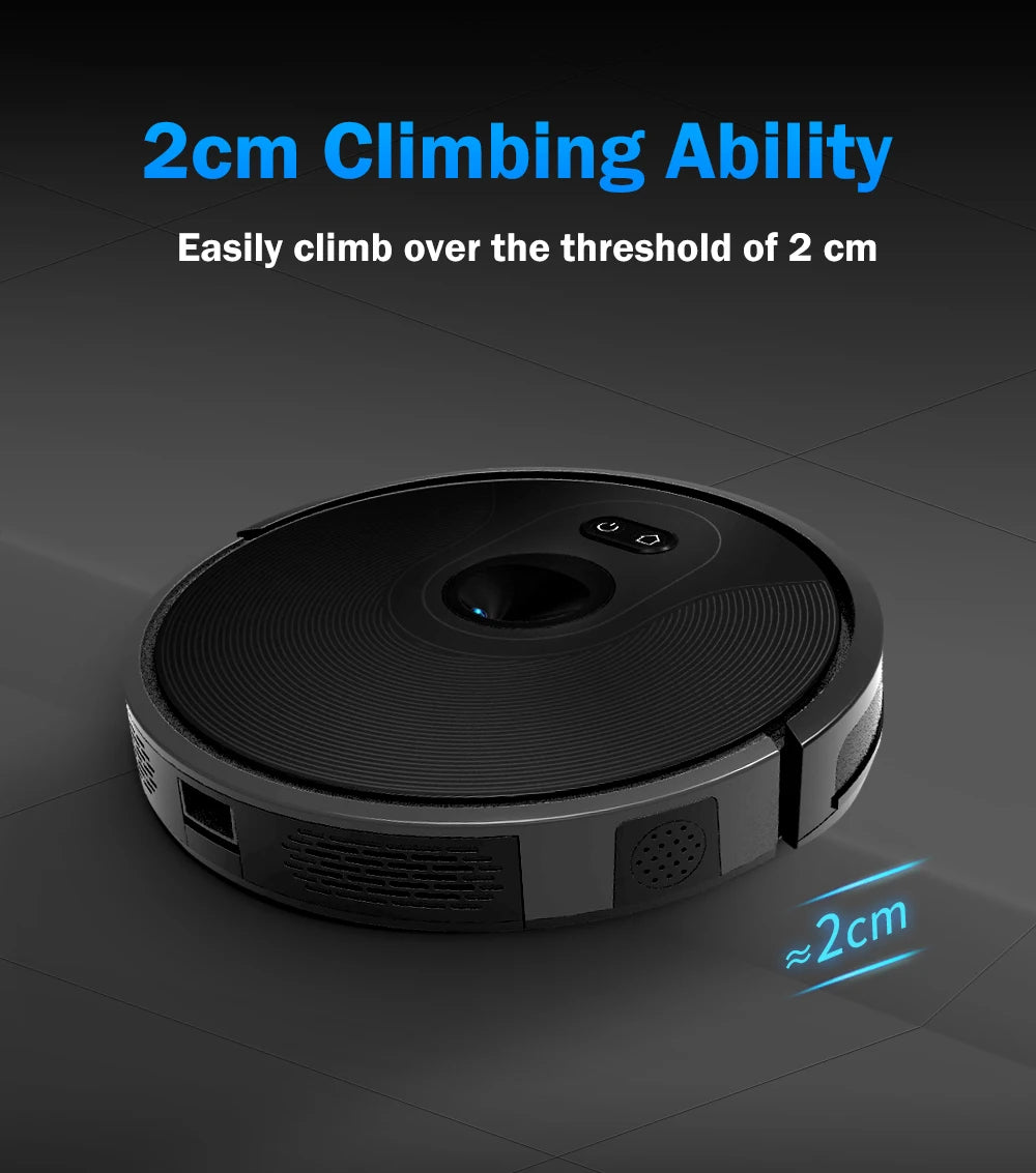 Robot Vacuum Cleaner ABIR X6 , 6000PA Suction, Smart Eye System,APP Virtual Barrier,Smart Home Appliance,Auto Floor Mopping