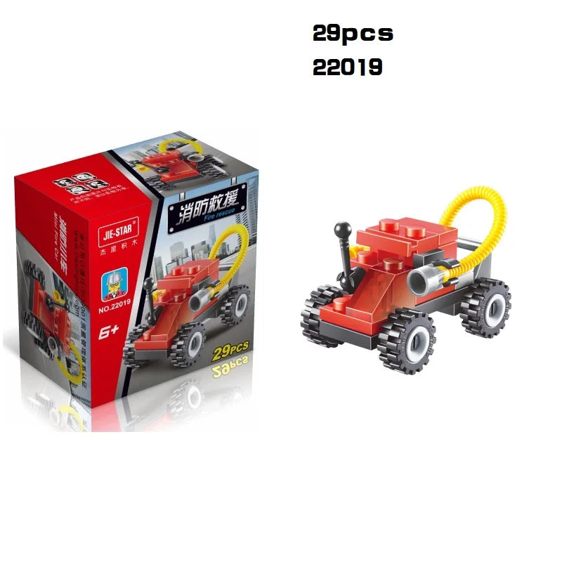 Mini Transportation tank plane Car Educational Assembled Models Building Blocks Compatible small Bricks toys for children