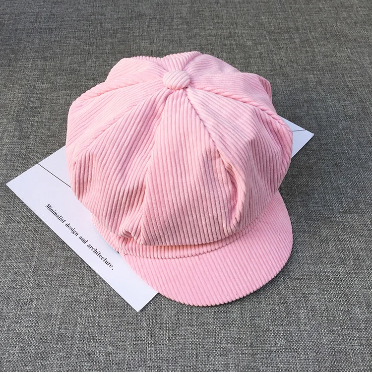 COKK Newsboy Cap Beret Women Vintage Beret Painter Winter Hats For Women Men Octagonal Caps Female Bone Male New 11.11 Hats