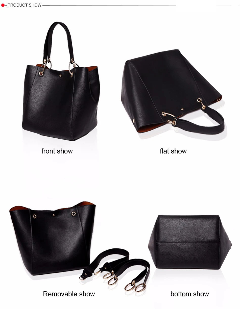 Luxury Leather Shoulder Bags for women 2024 Big Capacity Top-handle Totes Crossbody women Bag Large Purses and Handbags bolsa