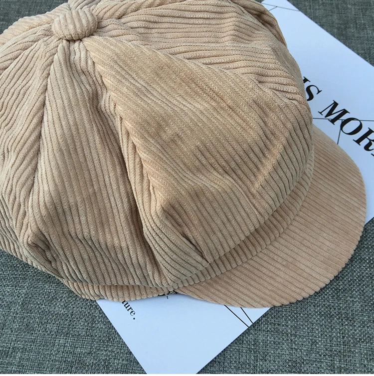 COKK Newsboy Cap Beret Women Vintage Beret Painter Winter Hats For Women Men Octagonal Caps Female Bone Male New 11.11 Hats