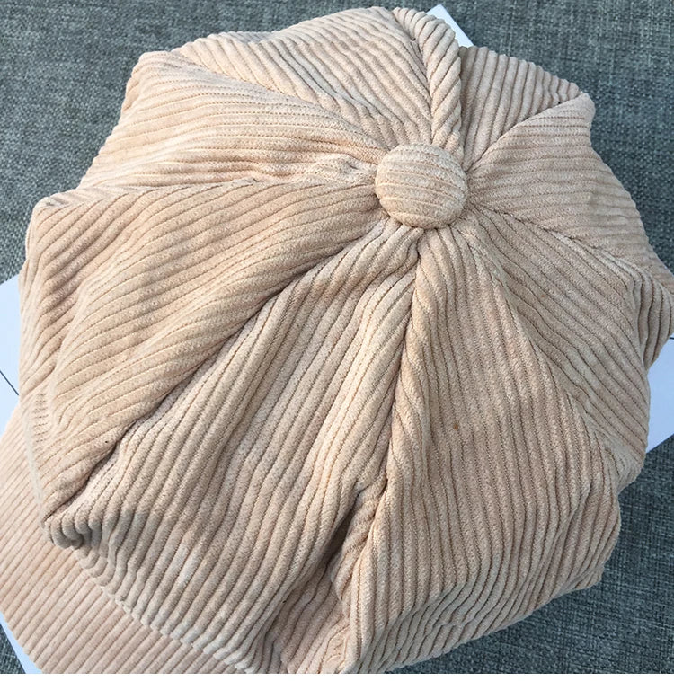 COKK Newsboy Cap Beret Women Vintage Beret Painter Winter Hats For Women Men Octagonal Caps Female Bone Male New 11.11 Hats
