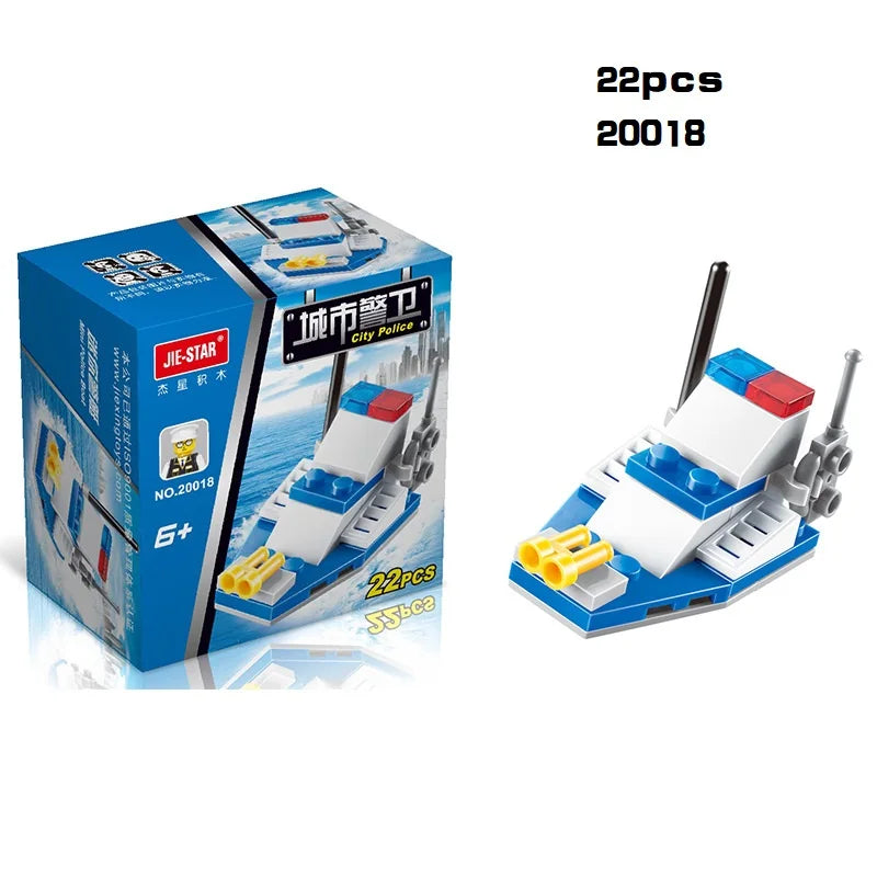 Mini Transportation tank plane Car Educational Assembled Models Building Blocks Compatible small Bricks toys for children