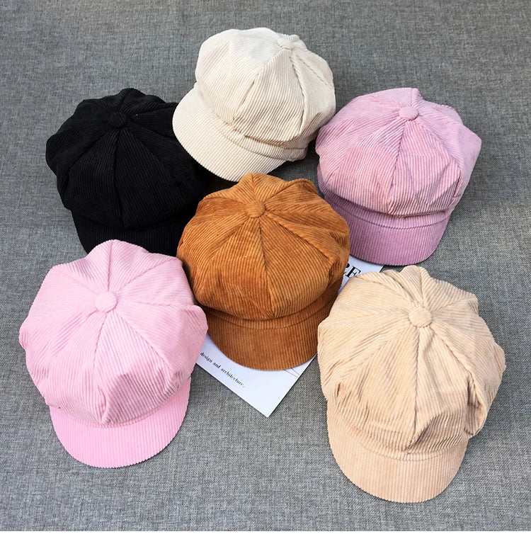 COKK Newsboy Cap Beret Women Vintage Beret Painter Winter Hats For Women Men Octagonal Caps Female Bone Male New 11.11 Hats