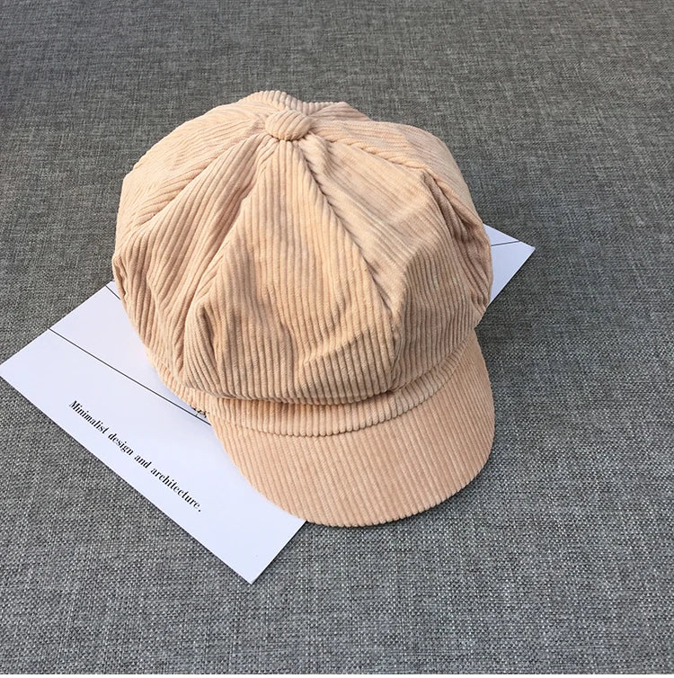 COKK Newsboy Cap Beret Women Vintage Beret Painter Winter Hats For Women Men Octagonal Caps Female Bone Male New 11.11 Hats